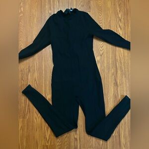 Black Long Sleeve Jumpsuit